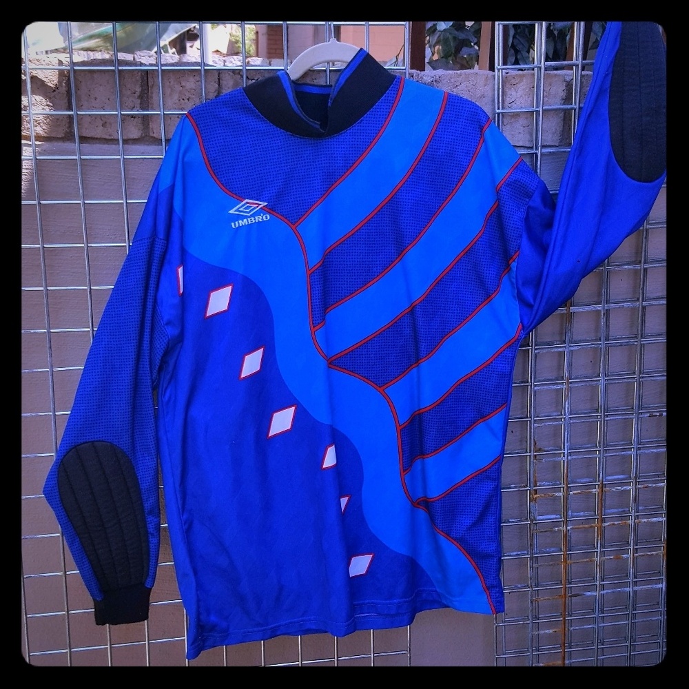 Goalie soccer  padded long sleeve  shirt